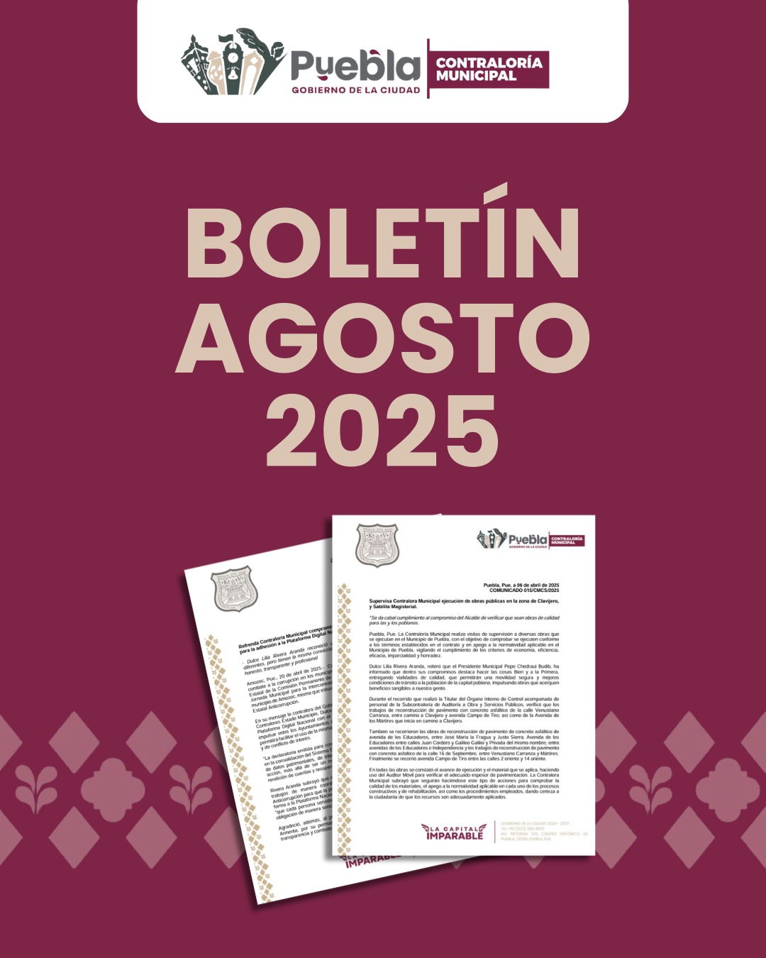 Boletines Agosto 2025