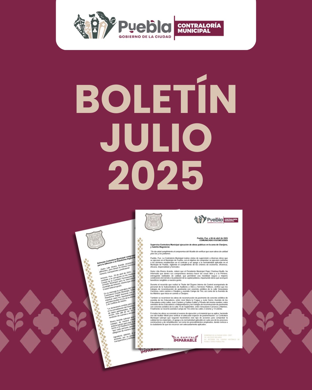 Boletines Julio 2025
