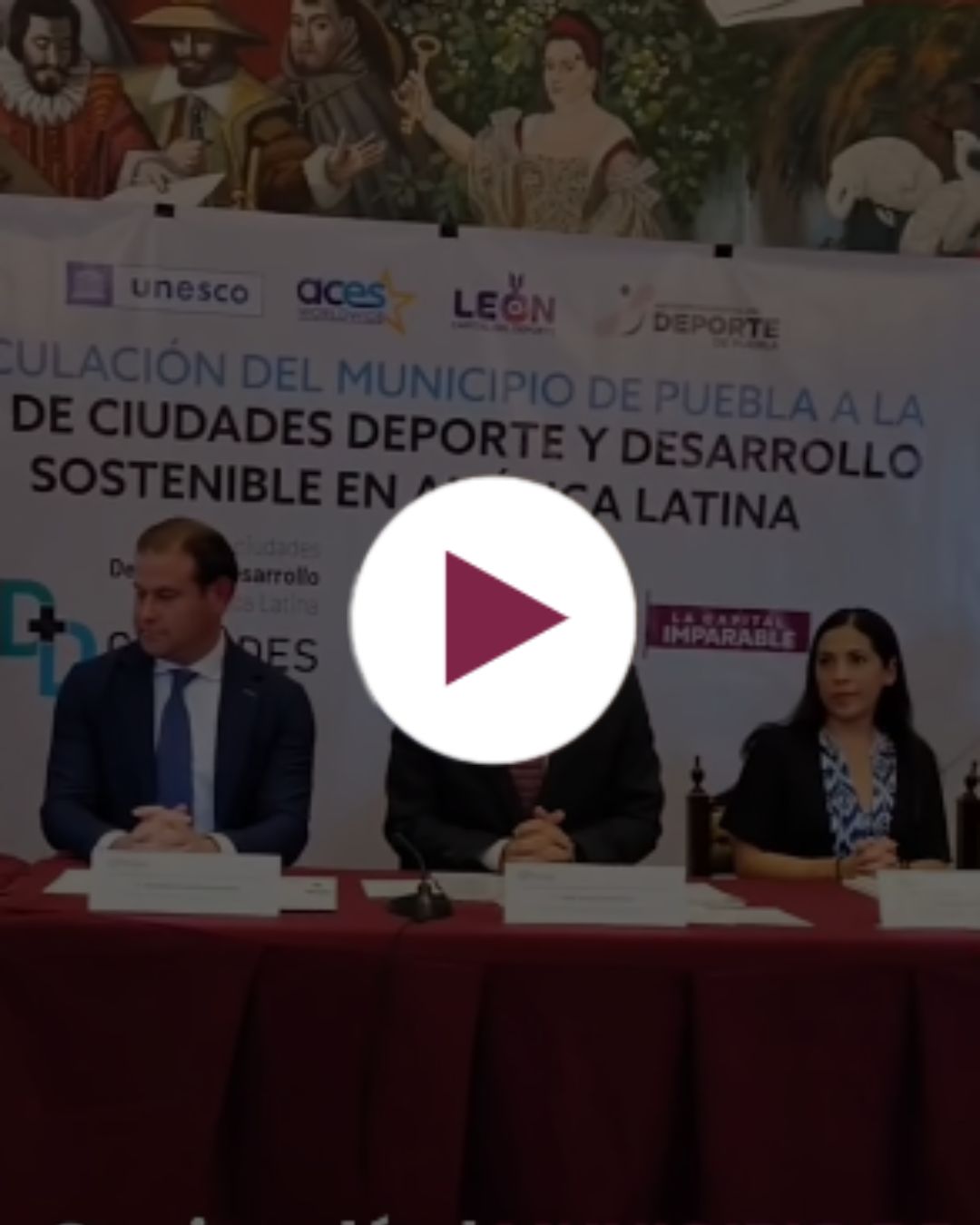 100 DÍAS Vinculación del Municipio de Puebla a la Red de Ciudades Deporte y Desarrollo en América Latina