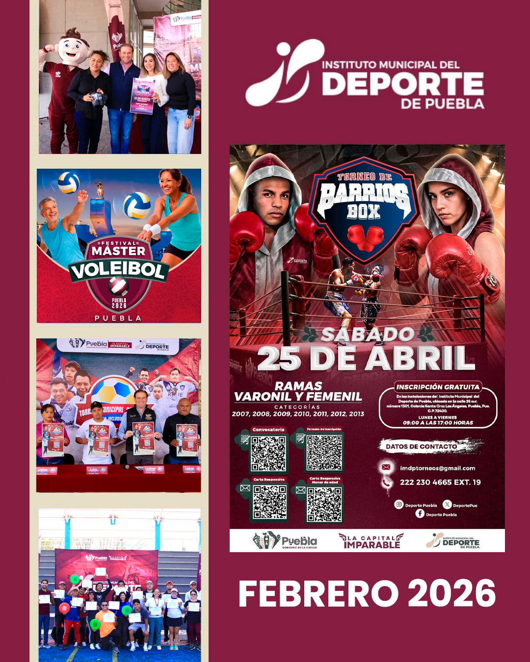 Boletines de Prensa del Mes de Febrero